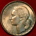 Uncirculated 1952 Franc 50 Francs Foreign Coin