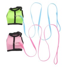 2 Pcs Pet Leash Vest Harness for Small Dogs Guinea Pig and Ferret