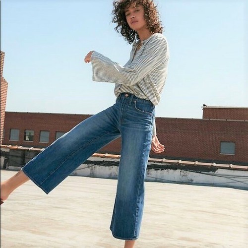 Madewell *Wide Leg Crop* High Rise 