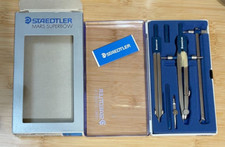 Vintage Staedtler Mars Masterbow Drawing Instrument Set Germany 553 11 A6N
