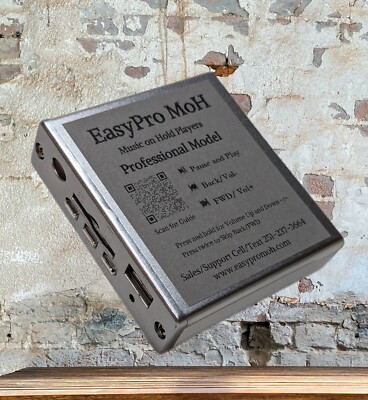 EasyPro Music on Hold Player Professional Model MP3 Player with 2*3 watt output