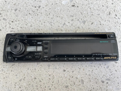 ALPINE CDA-7842 CAR STEREO ONLY ALPINE CDA-7842 FACEPLATE ONLY OEM 