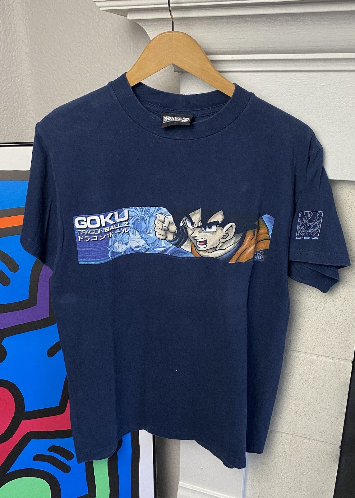 Vintage 1998 Goku Dragon Ball Z Shirt M Box Logo Supe… Gem