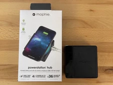 Renewed Mophie Powerstation Hub - Portable Battery hub with Wireless Qi