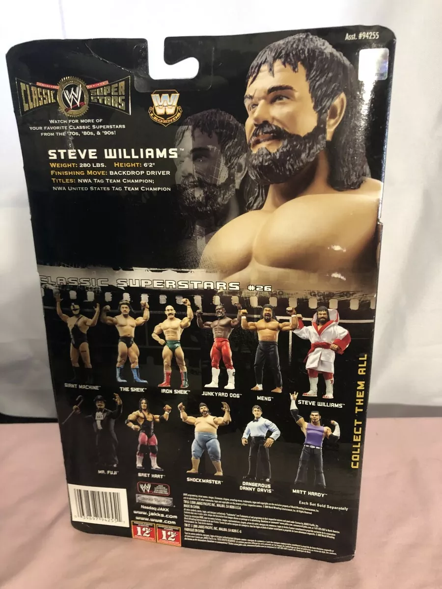 Wwe jakks classic super start series 26 Steve Williams SEALED RARE WOW