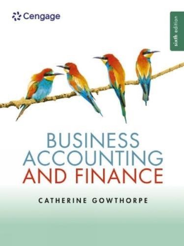Catherine Gowthorpe Business Accounting &amp; Finance (Poche) 9781473791275 | eBay