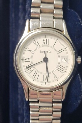Tiffany&Co Roman Classic 24mm Swiss 7 Jewels Quartz Ladies Watch
