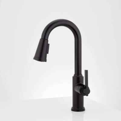 Signature Hardware Greyfield 1.8 GPM Pull-Down Bar Faucet SHXCGF137MB