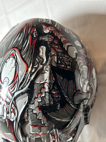 FLY RACING Monster Graphic Offroad Dirt Bike ATV Helmet Youth Large 51-52cm - Bild 13 von 15
