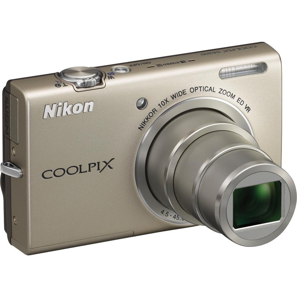 Nikon COOLPIX S6200 Digital Camera 16MP 10x Optical Zoom Touch