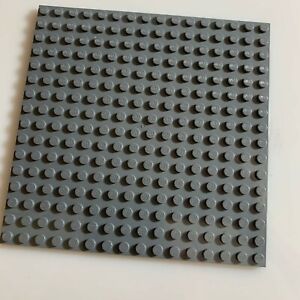 Lego 16 x 16 Dark Grey Base Plate Board 16x16 Studs Gray Flat Tile Building