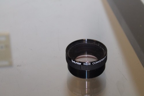 BESCOR Wide Conversion Video Wide Angle Lens 0.5X Black