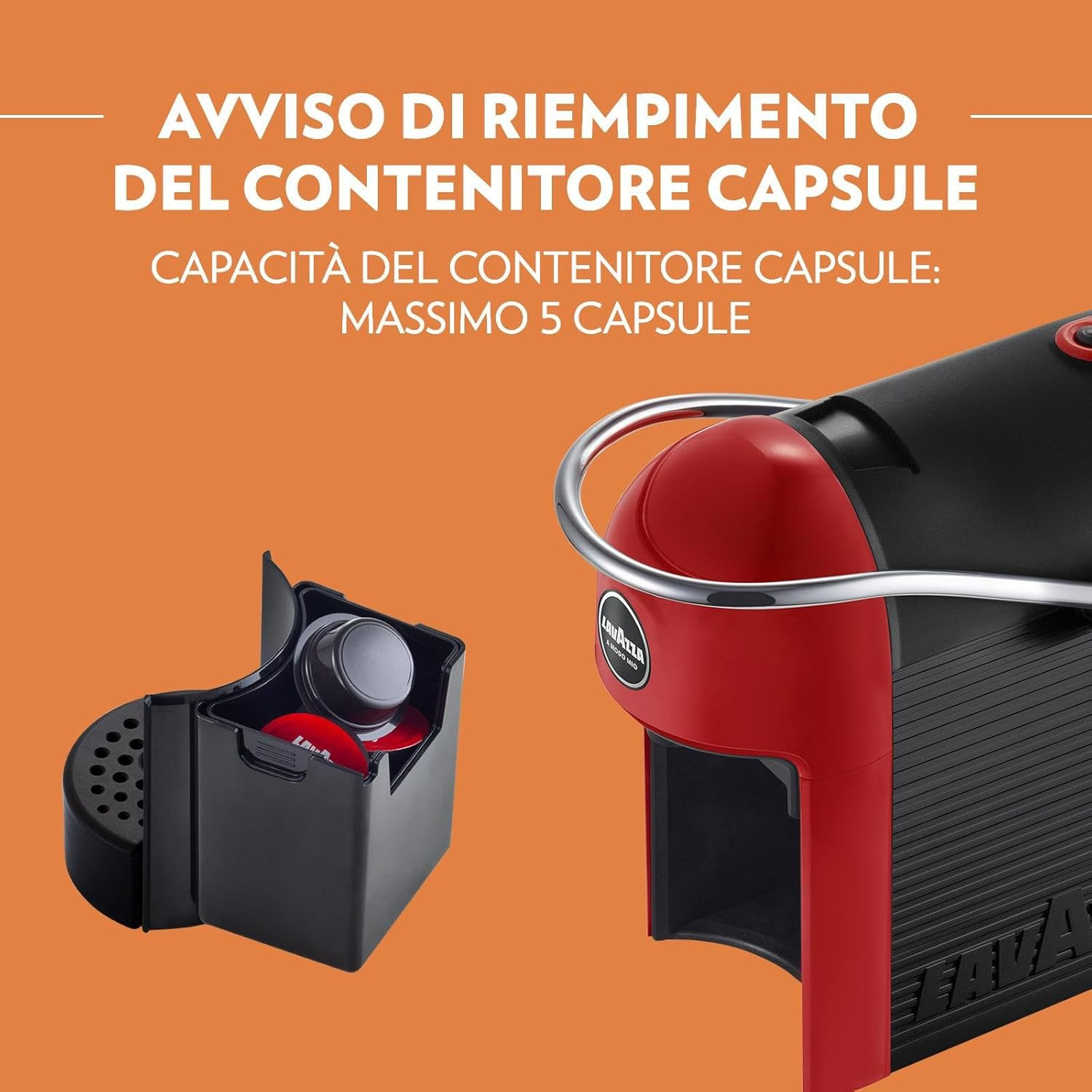 Lavazza Jolie Evo Bianca Macchina Caffè Design Eco per Casa e Ufficio - 4