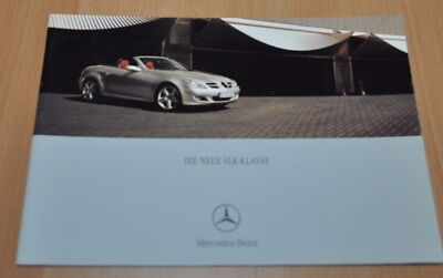 Mercedes Benz SLK R171 Brochure Prospekt 0104 | eBay