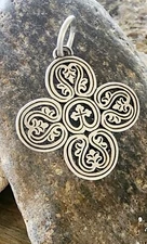 Large James Avery Cross Center in Cross Pendant HEAVY 17.7 Grams NEAT Piece!