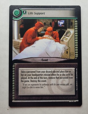 Star Trek CCG: LIFE SUPPORT | Common | SAVE UP TO 25% | 2E Energize