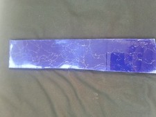 1 Reconstituted Lapis Gemstone for knife handle / pool cue inlays