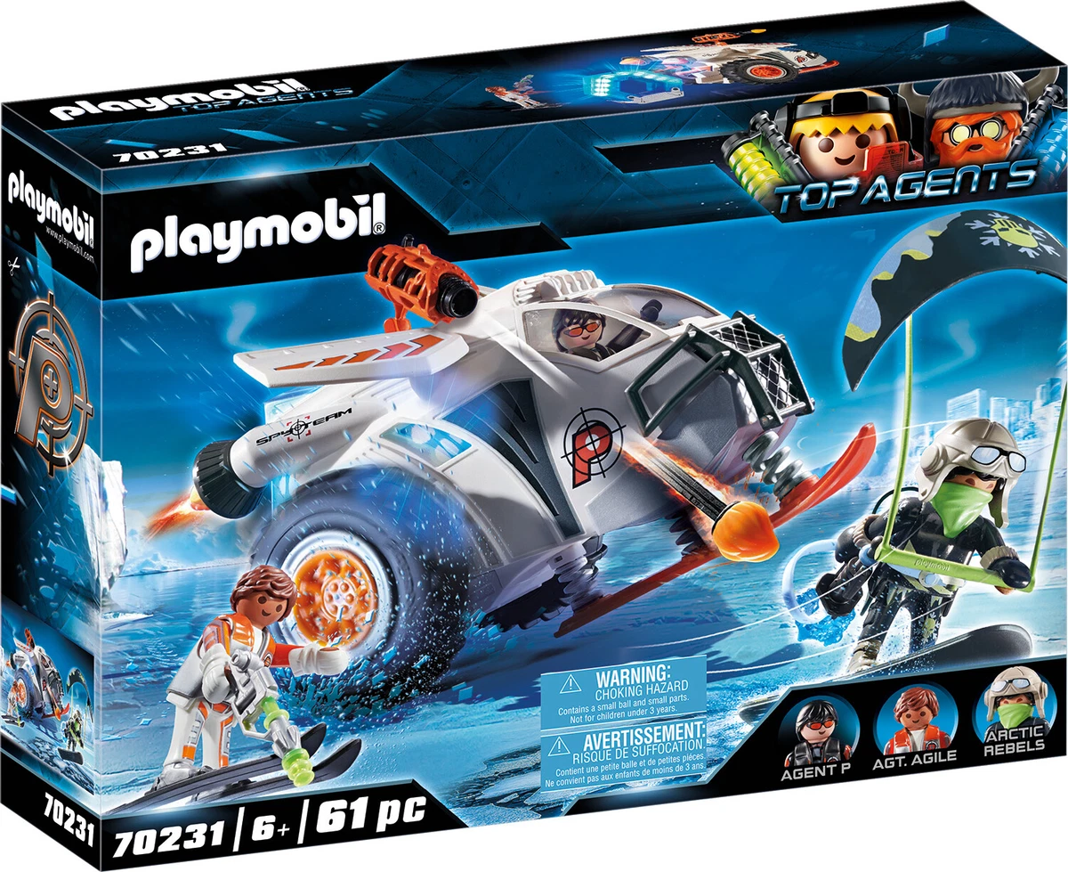 Playmobil Top Agents 70231 Spy Team Schneegleiter NEU OVP