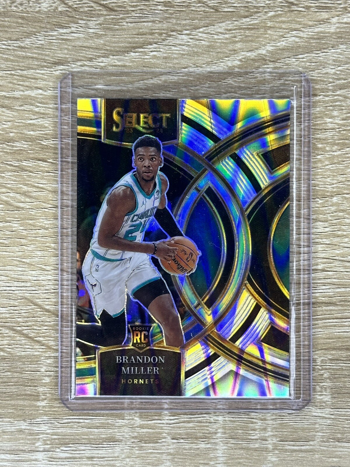 2023-24 Select Brandon Miller #130 Silver Premier Tectonic Charlotte Hornets!🔥