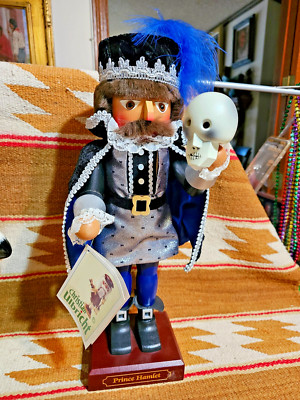 RARE 17'' CHRISTIAN ULBRICHT PRINCE HAMLET w YORICK NUTCRACKER LtdEd #60/5000 Mt