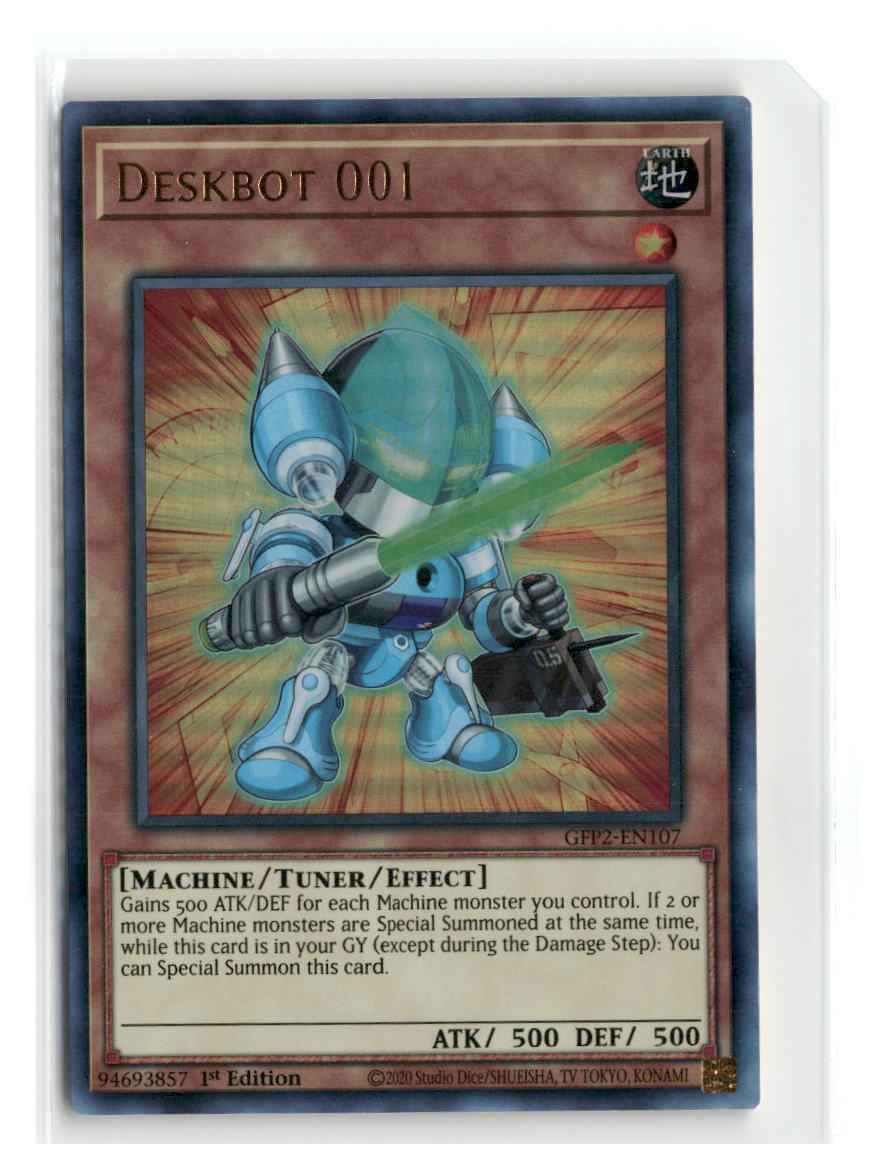 3x Deskbot 001 - GFP2-EN107 1st Edition Ultra Rare - YuGiOh-LP