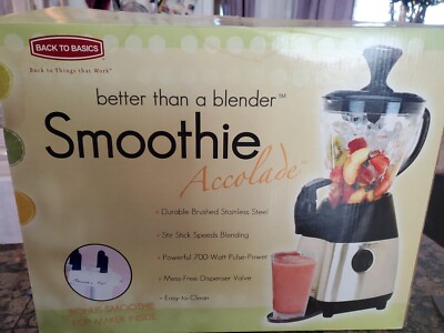 Back to Basics Smoothie Acolade Blender in Box | eBay