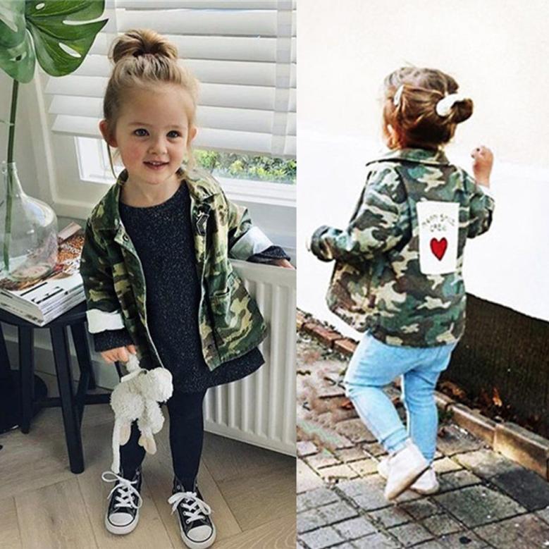 baby girl camo jacket