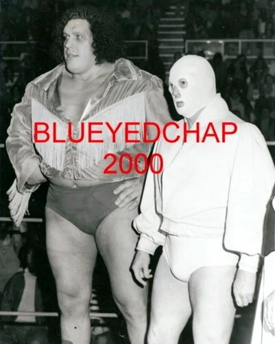 ANDRE THE GIANT & MR WRESTLING WRESTLER 8 X 10 WRESTLING PHOTO NWA - Image 1 of 1