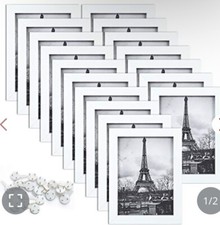 upsimples 5x7 Picture Frame with Real Glass 17pieces