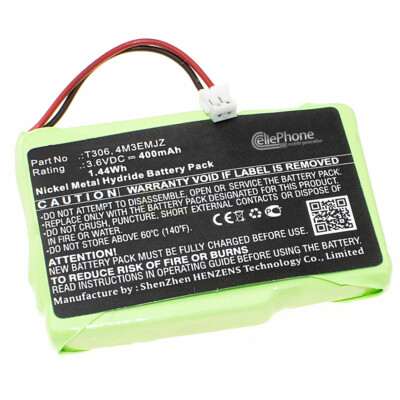Batteria 3.6V 0.3Ah Ni-MH per EXTEL PASFCB Batteria 3.6V 0.3Ah Ni-MH per EXTEL PASFCB