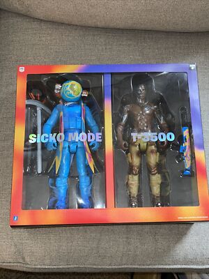 Travis Scott Cactus Jack Fortnite 12'' Action Figure Duo Set BRAND NEW IN HAND