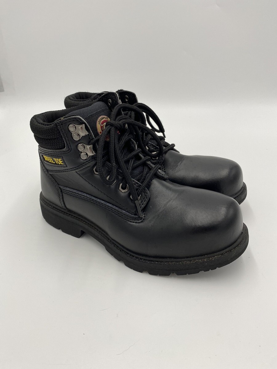 Brahma Mens Black Steel Toe ASTM F2413-18 3M Thinsulate Work Boots - Size 6.5W STEEL TOED MENS BLACK BRAHMA BOOTS SIZE 7 XW | Mercari main image 3