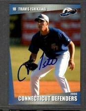 2006 Grandstand Travis Ishikawa CT Defenders Signed Autograph (R43) TPD34
