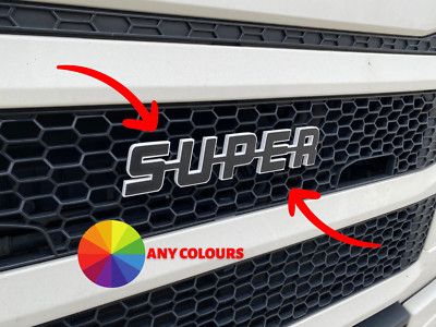 Scania Super Dual Color Grill Abzeichen Logo Emblem V8 LKW LKW
