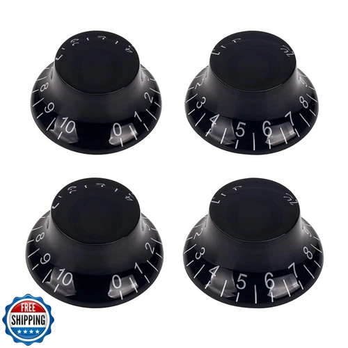 Banworks '50s Guitar Control Knobs 24-Spline Imperial Konbs 2 Tone 2 Volume 6