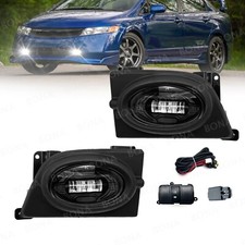 For 2006 2007 2008 Honda Civic Sedan Led Fog Lights Front Bumper Lampswiring For 2006 2007 2008 Honda Civic Sedan Led Fog Lights Front Bumper Lampswiring