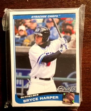 2012 Choice Syracuse Chiefs Team Set w/ Bryce Harper in original packaging