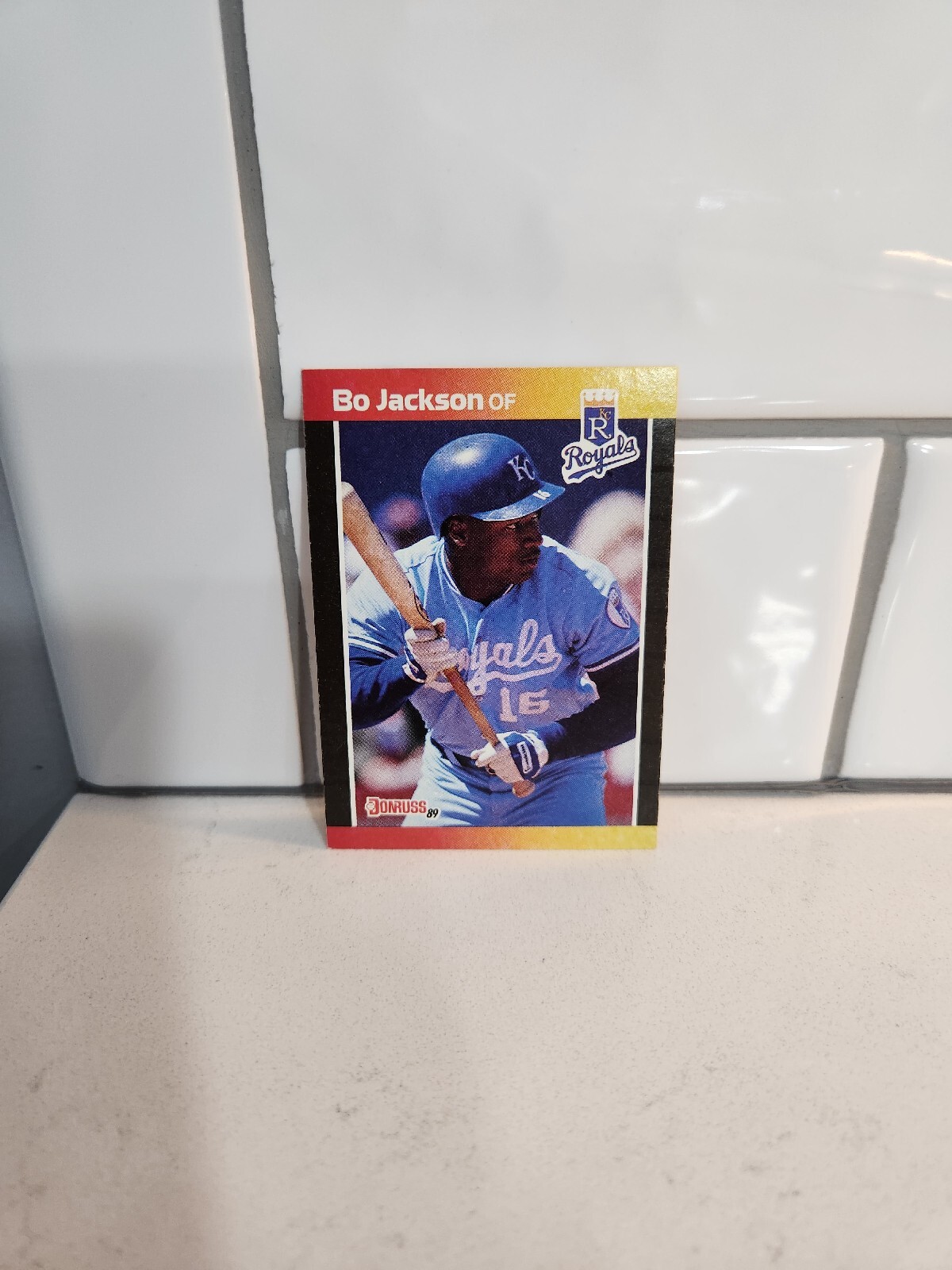 1989 Donruss BO JACKSON Card 208 Kansas City Royals Bo Knows!!!