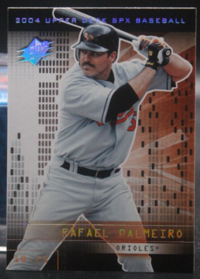 Rafael Palmeiro (Orioles/Mississippi State) - 2004 Upper Deck SPX