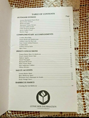 MOUNTAIN FUEL BEST EVER BARBECUES RECIPE BOOKLET - Picture 2 of 3