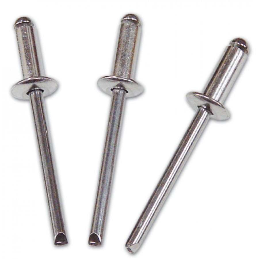 3X8 MM RIVETTI ALLUMINIO A STRAPPO -- CONFEZIONE 100 PZ-- BRIXO RIVETTATRICE RIV