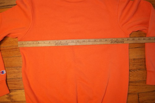 ILLINOIS FIGHTING ILLINI Orange Champion Crewneck Medium Sweatshirt VTG Y2K - Picture 5 of 8