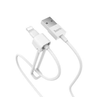 Hoco X31 USB Charging & Data Sync Cable with Holder for iPhone 11 12 13 14 Pro