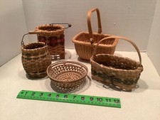 Decorative baskets, small, LOT of 5 different