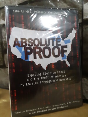 Absolute Proof Exposing Election Fraud DVD Mike Lindell Docu-Movie 2021, Sealed