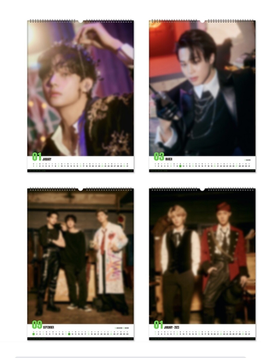 BTS] BTS 2022 Season's Greetings Official - WALL CALENDAR | eBay