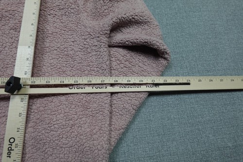 Patagonia Los Gatos Fleece Girls XL (14) Pink Pullover Quarter Zip Sherpa Soft - Picture 7 of 11