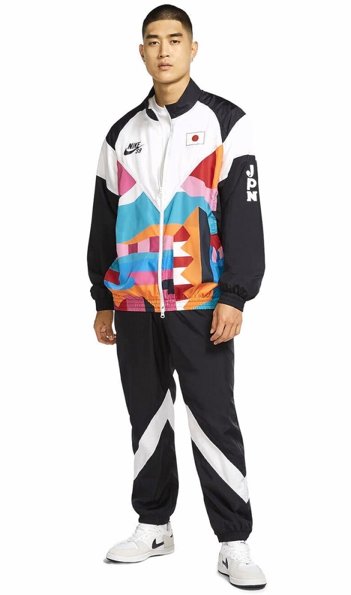 Nike SB x Parra Olympic Japan Track Suit Multi-Color Size Nike SB x Parra Olympic Japan Track Suit Multi-Color Size