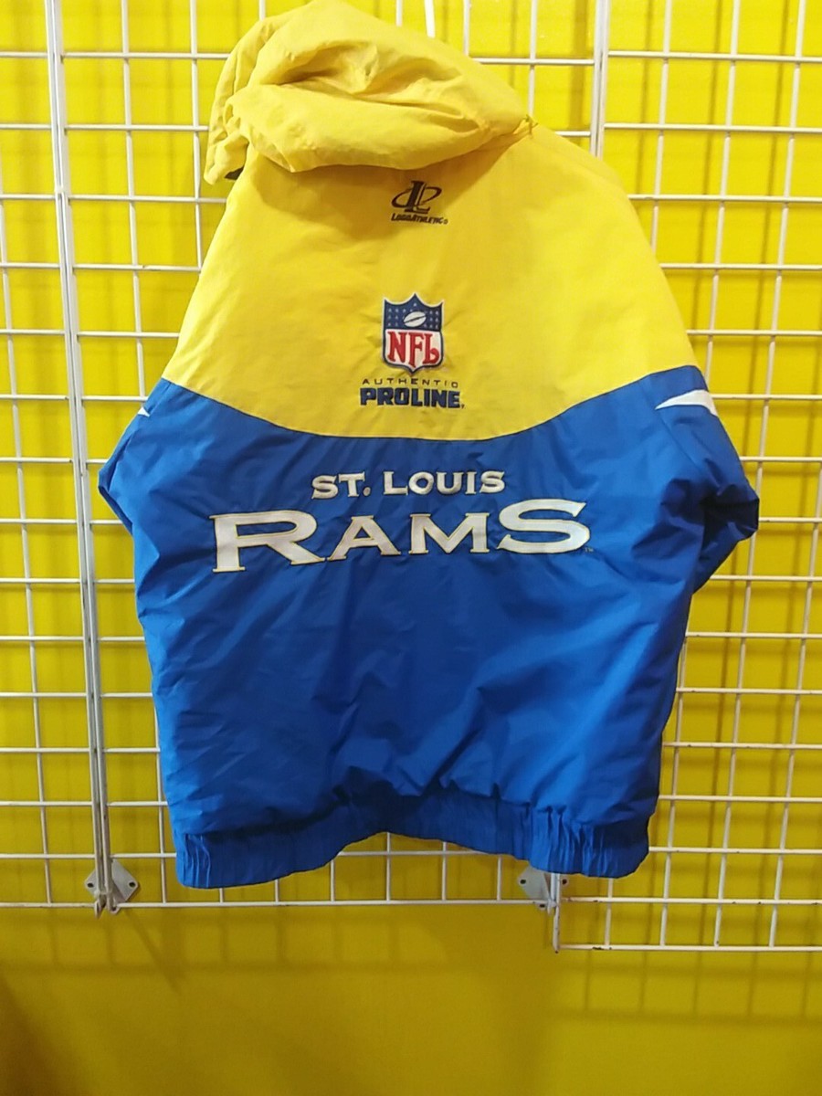 ST. LOUIS RAMS VTG LOGO ATHLETIC JACKET MENS XL | eBay