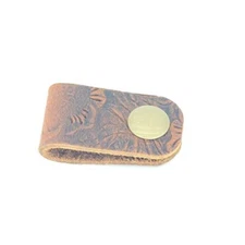 Handmade Genuine Leather Earbud Headphones Cord Wrap Organizer Straps Cable 